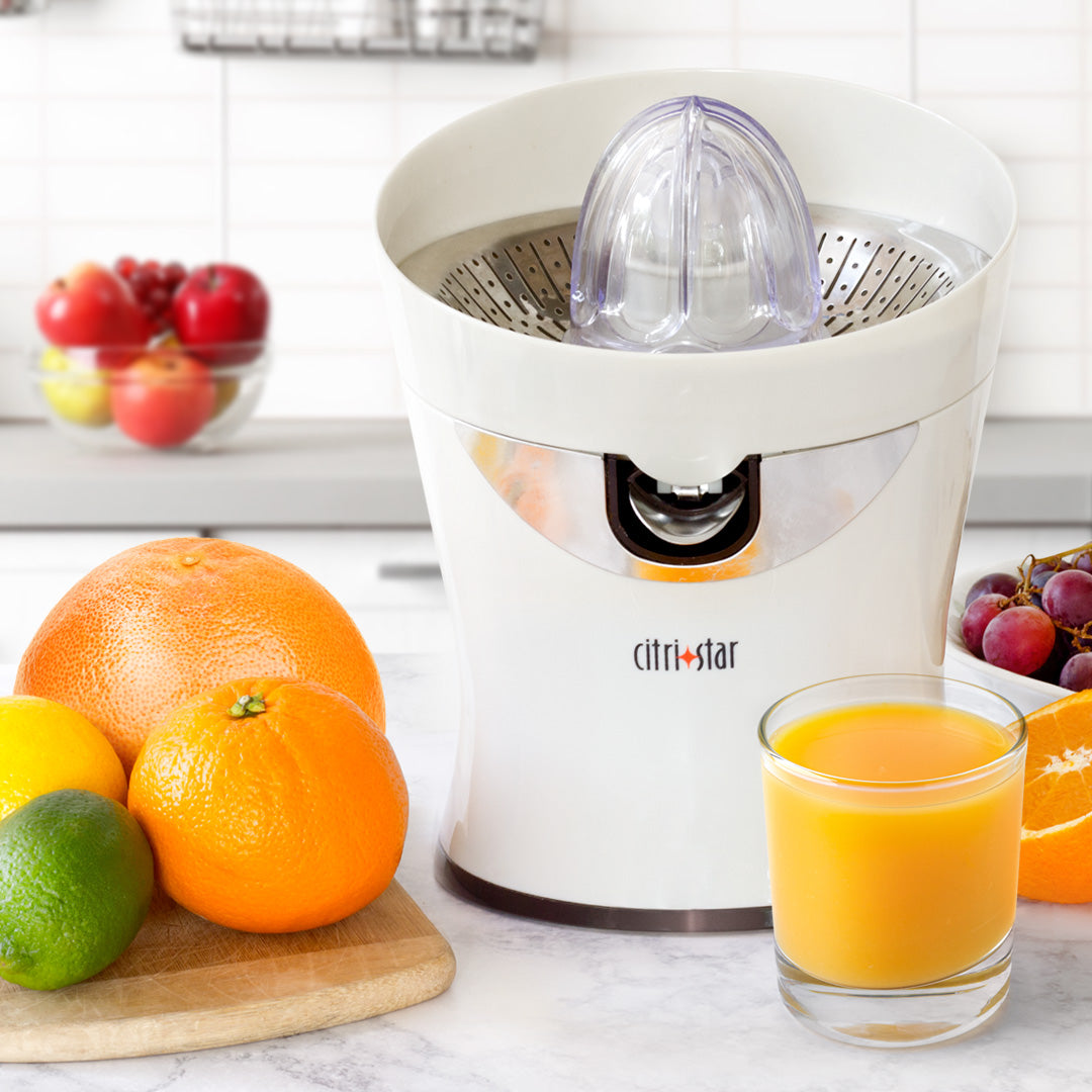 Citristar® Citrus Juicer — High-Clearance Stainless Steel Spout