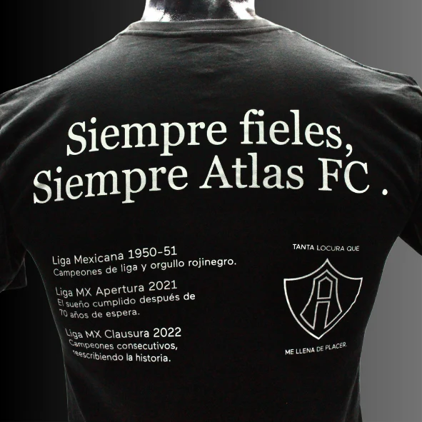 PLAYERA ATLAS FC SIEMPRE FIELES