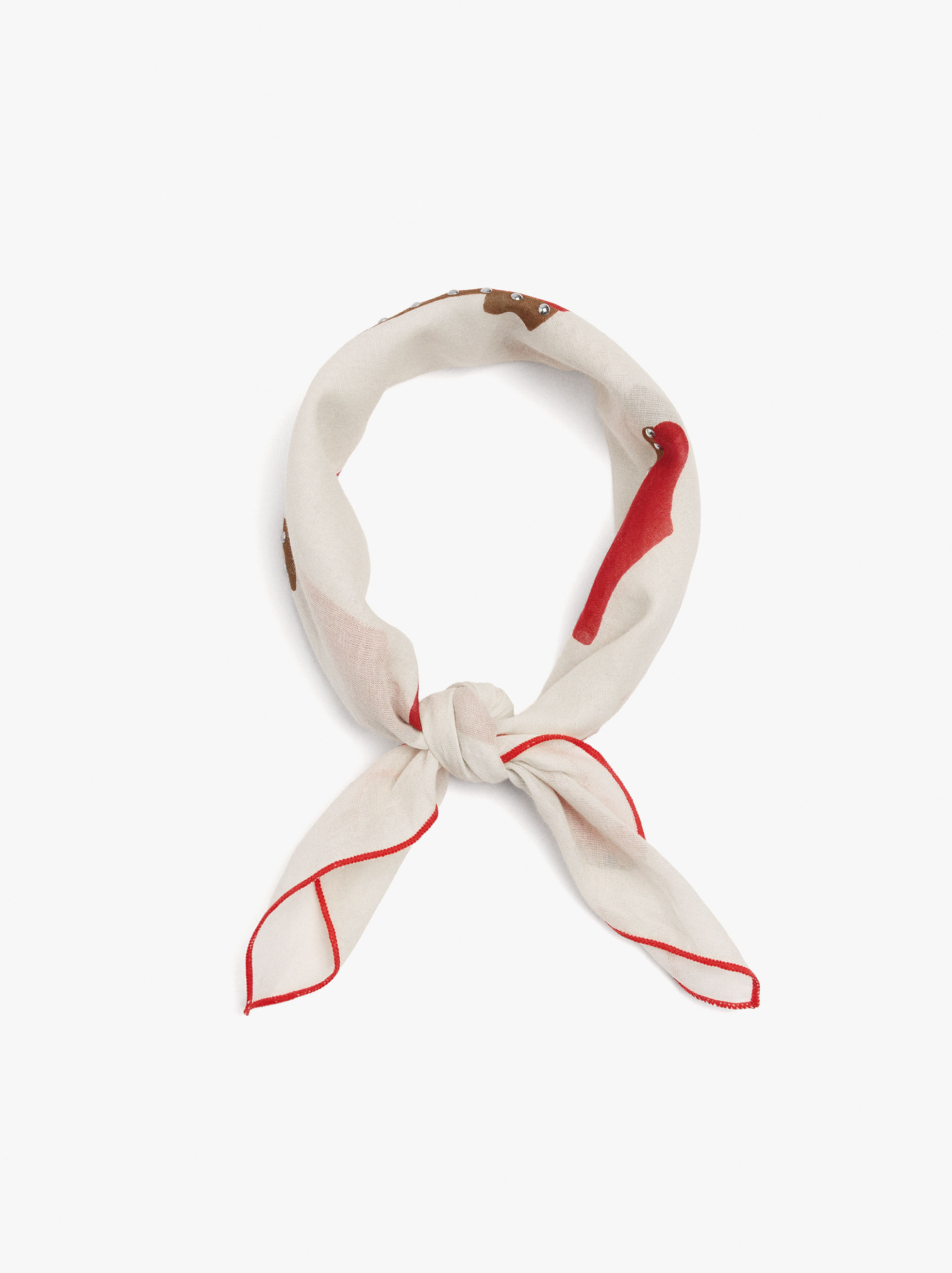 Pañuelo estampado de socas 100% algodón