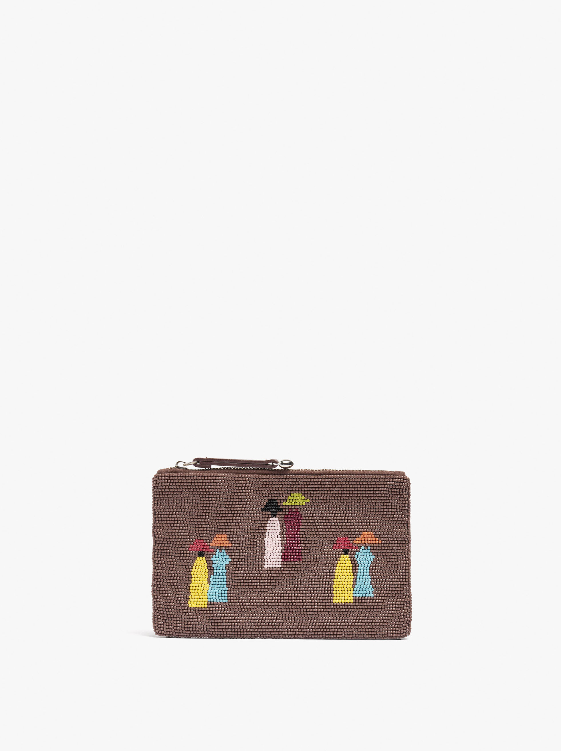 Bolso para monedas con cuentas