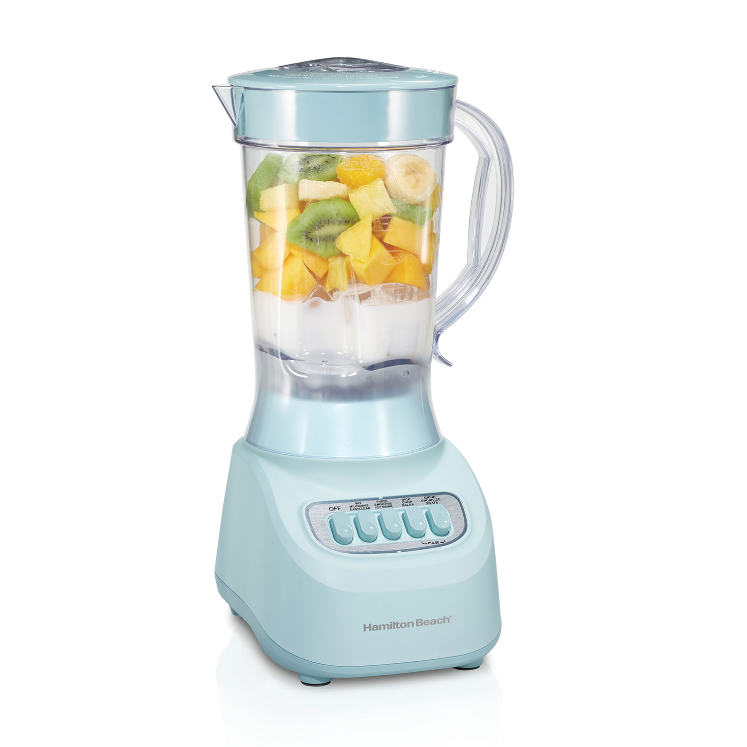 Hamilton Beach 650W Smoothie Blender — Stainless Steel Blades, 48oz Jar
