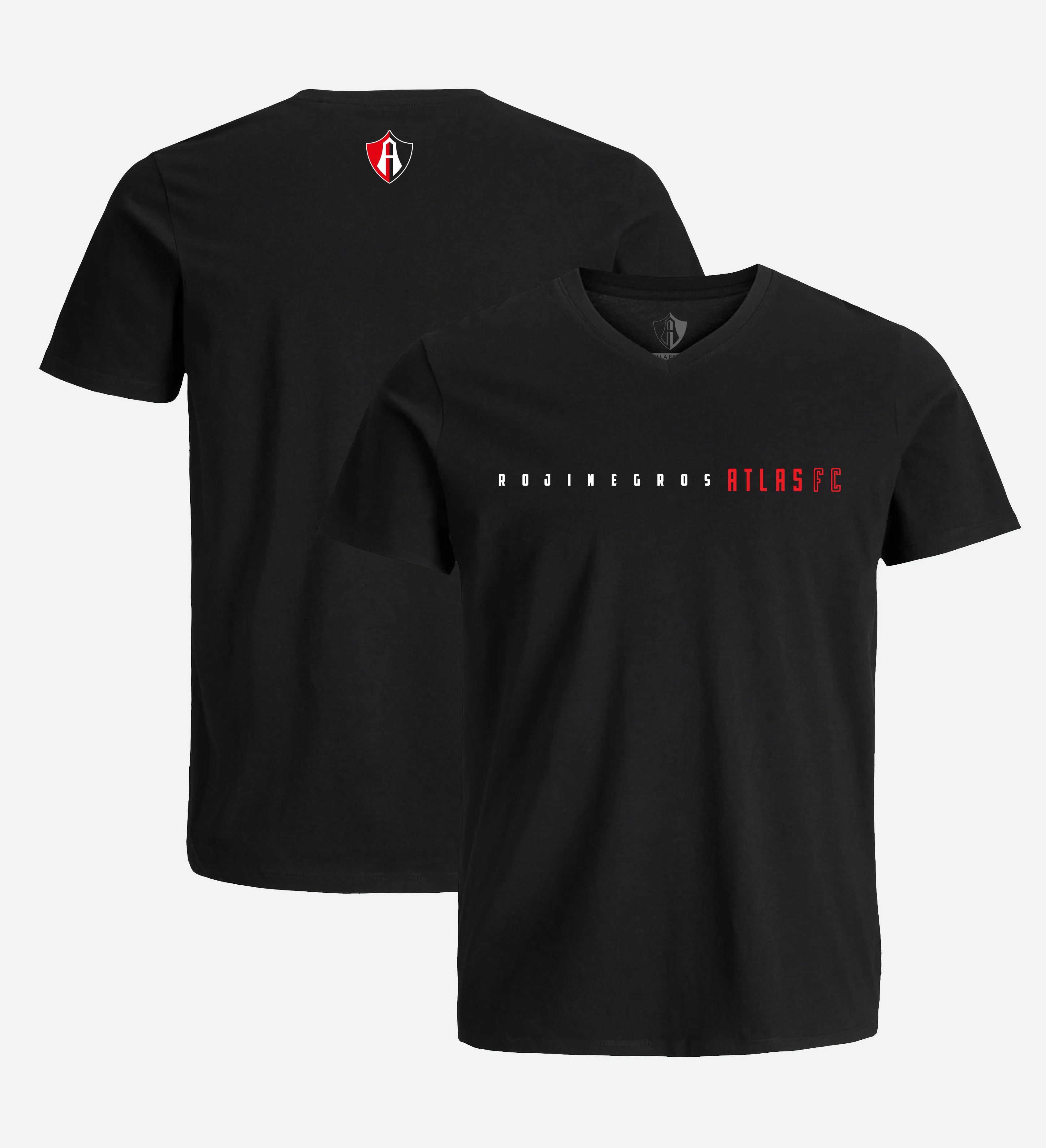 PLAYERA ORIGINAL MARCA ATLAS FC MODELO ROJINEGROS