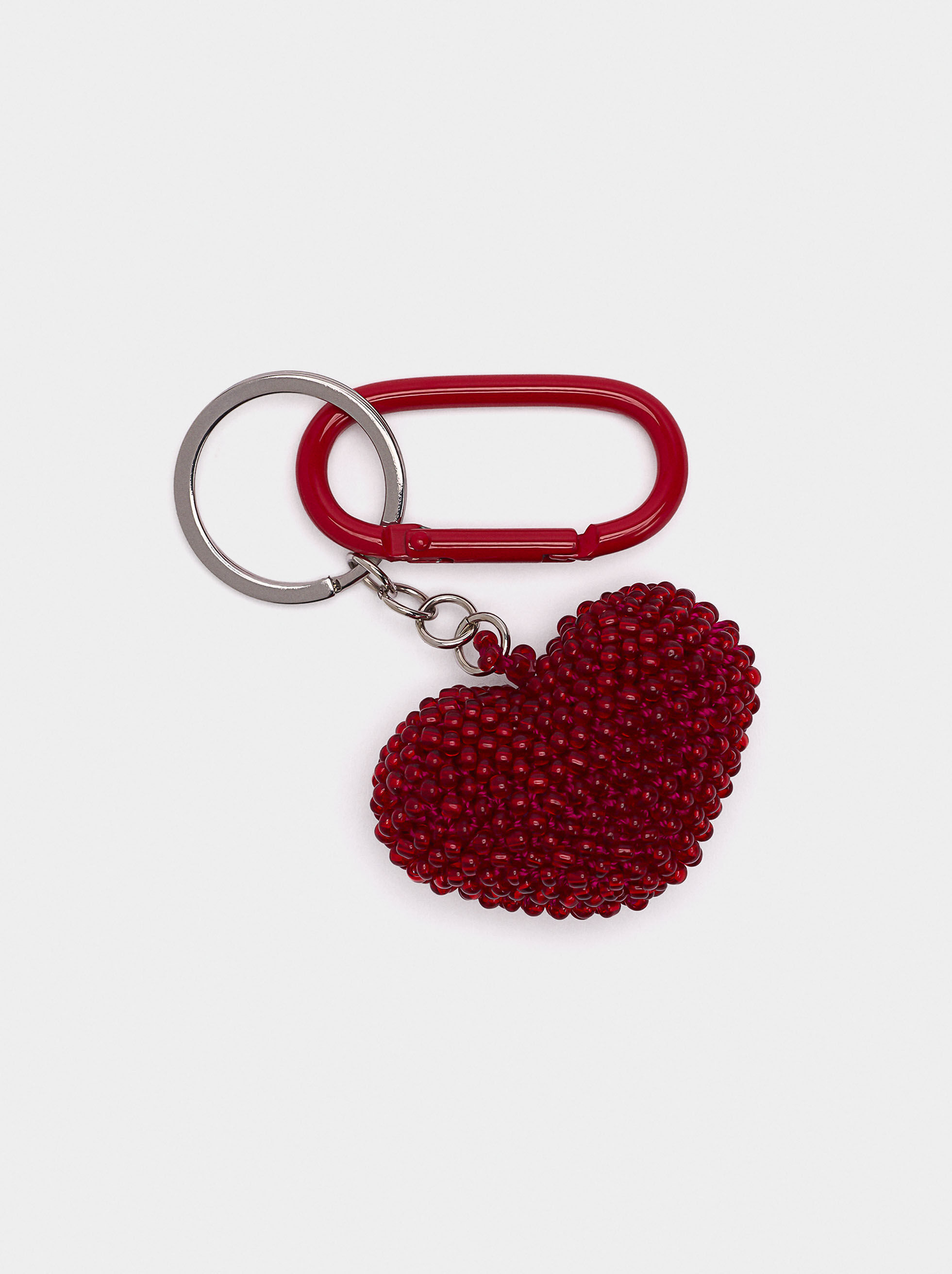 Llavero encantador con forma de corazón
