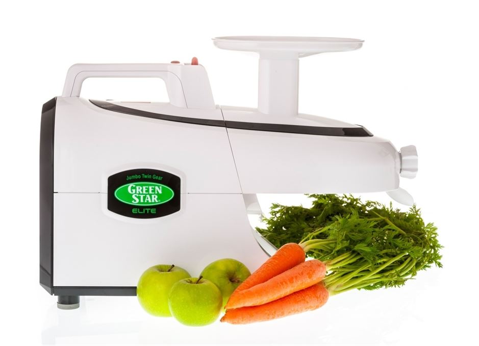 Tribest Greenstar Elite GSE-5000 Juicer — White Slow Juicer