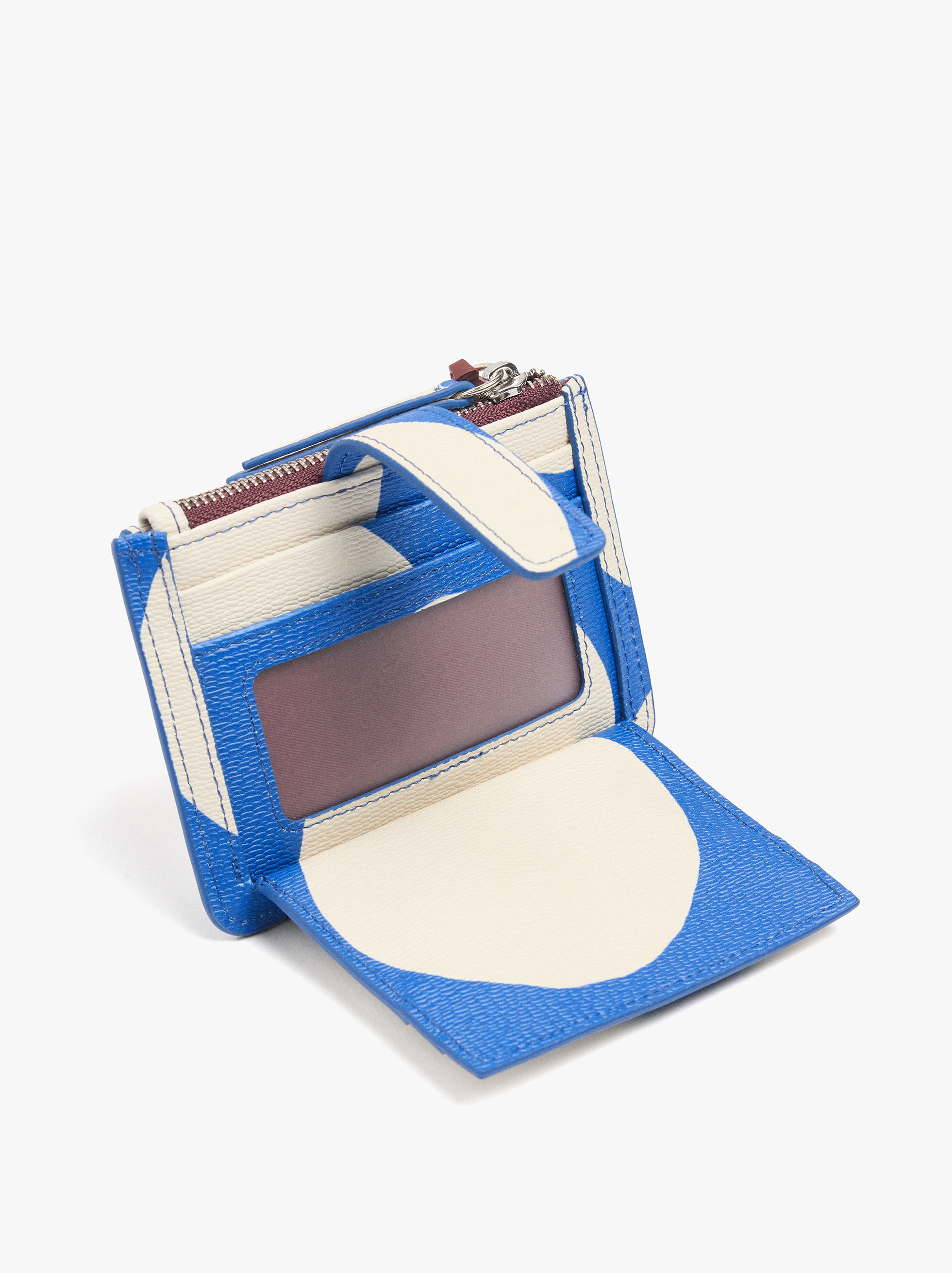 Porta tarjetas estampado con textura