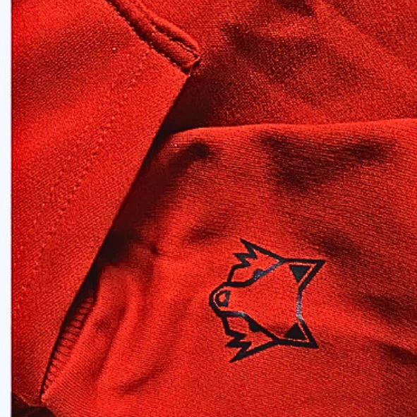 SUDADERA CERRADA ATLAS FC ESCUDO RED