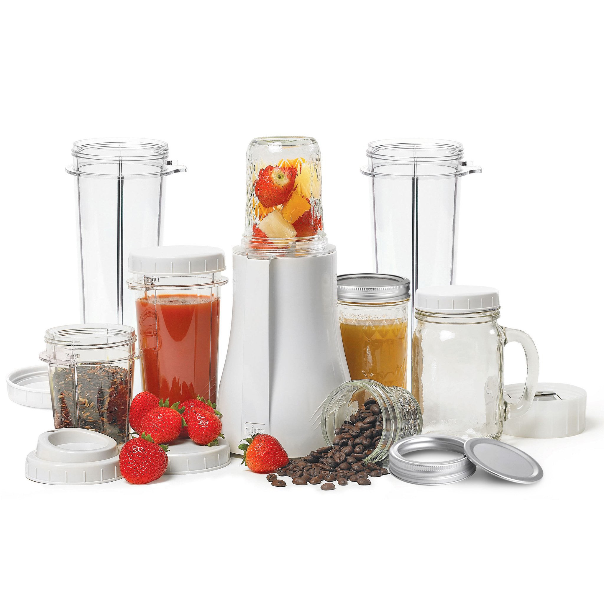 Personal Blender Original — Single-Serving, 19-Piece Mason Jar Set