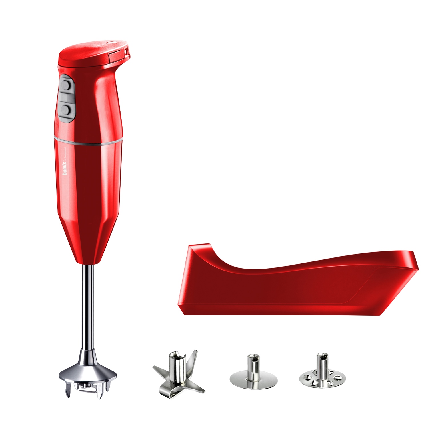 Bamix Cordless Hand Blender — Red