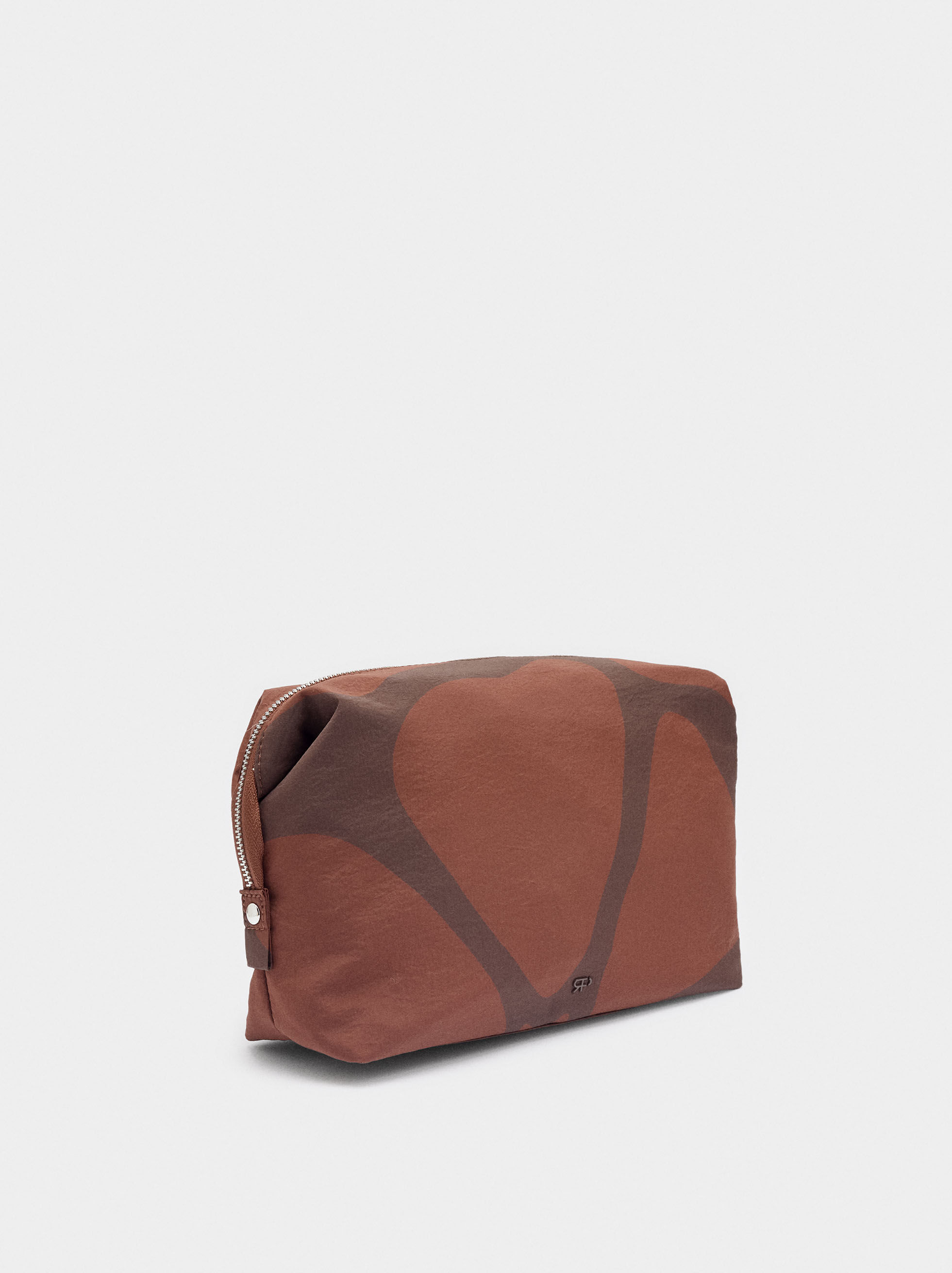 Bolsa cosmética estampada de nylon