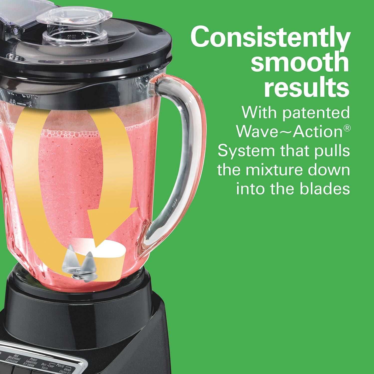 Hamilton Beach Wave-Action 48oz Blender — 700W, 3-Year Warranty