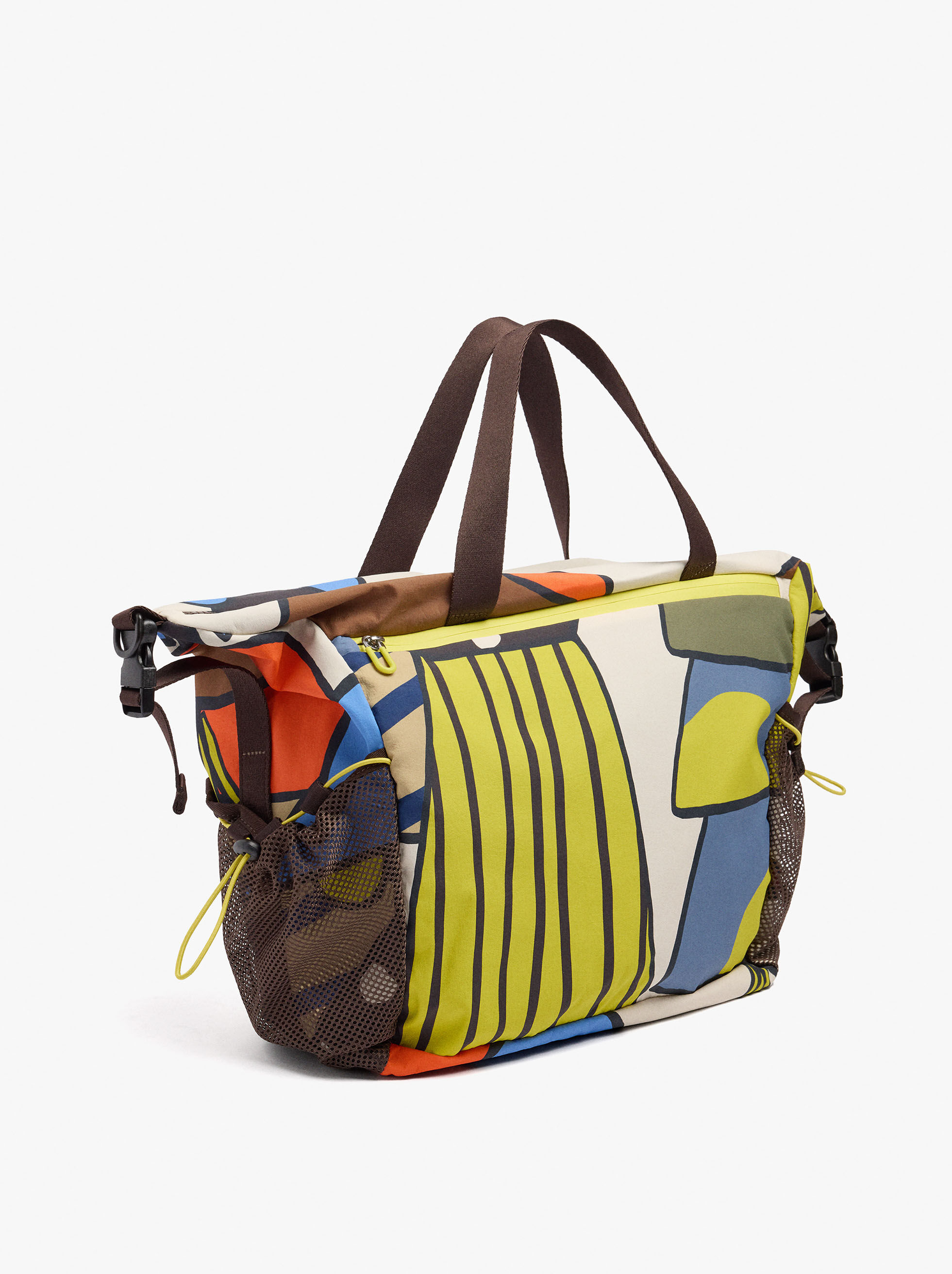 Mochila de deporte estampada de nailon