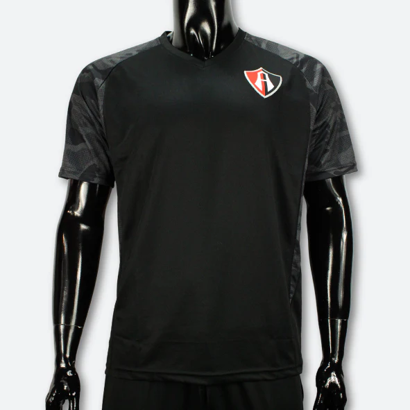 PLAYERA DEPORTIVA BLACK CAMUFLAJE ATLAS FC