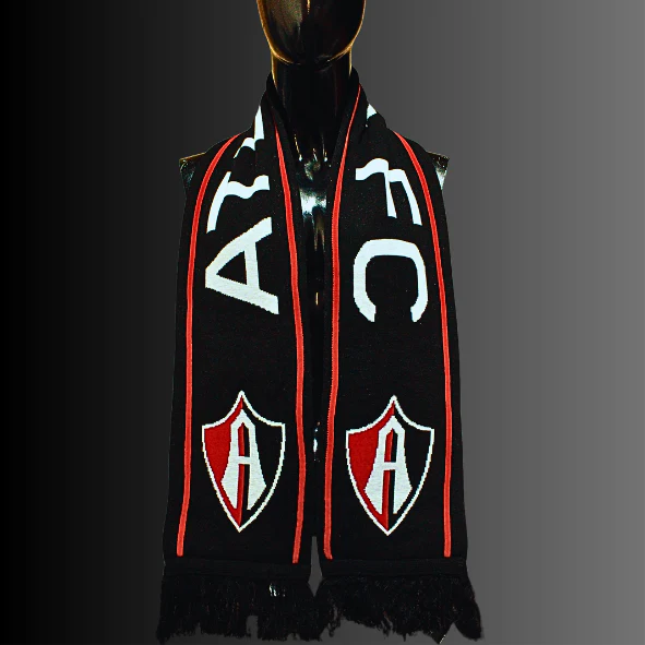 BUFANDA ATLAS FC EN COLOR NEGRO