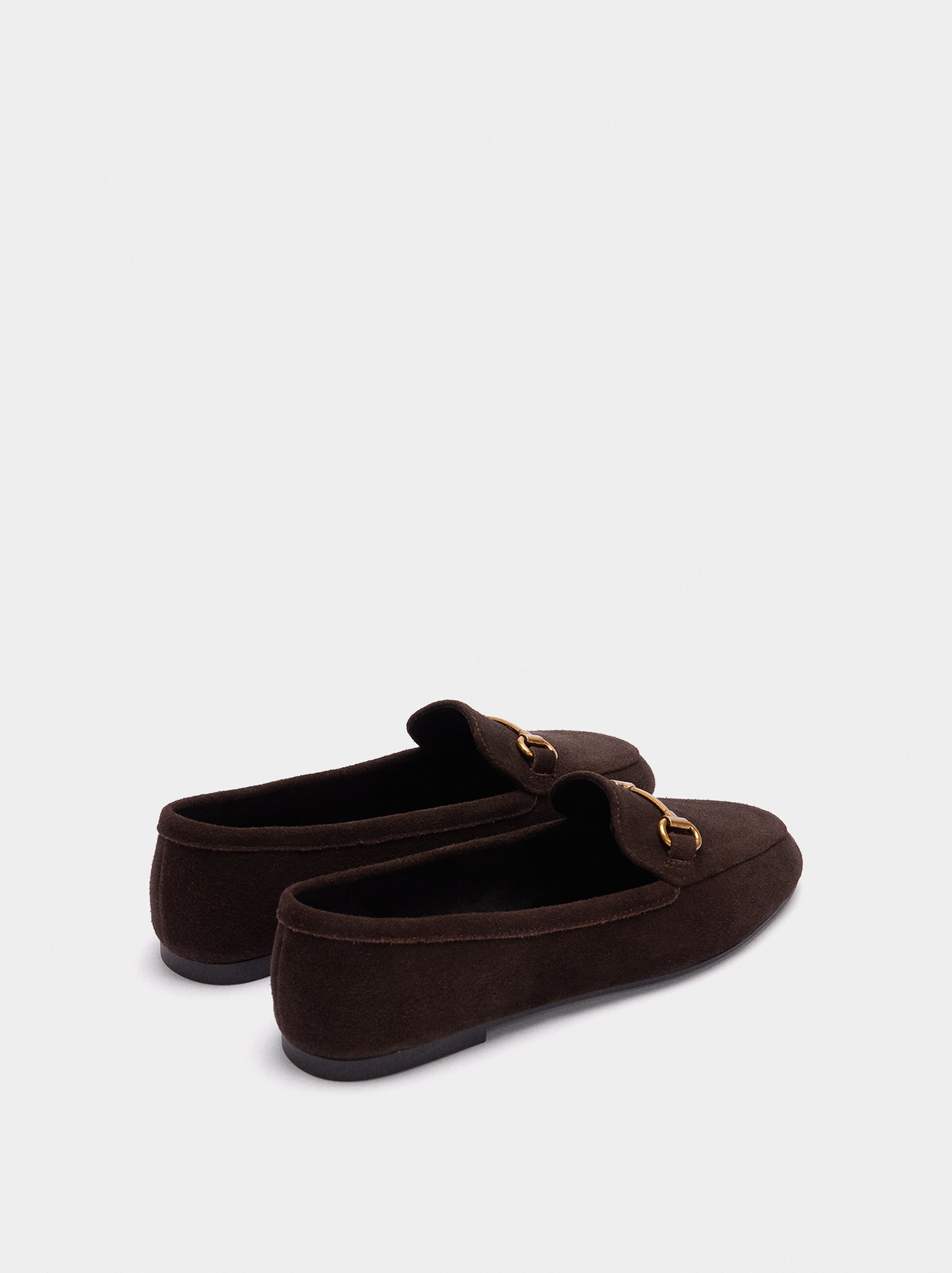 Mocasines de cuero con hebilla