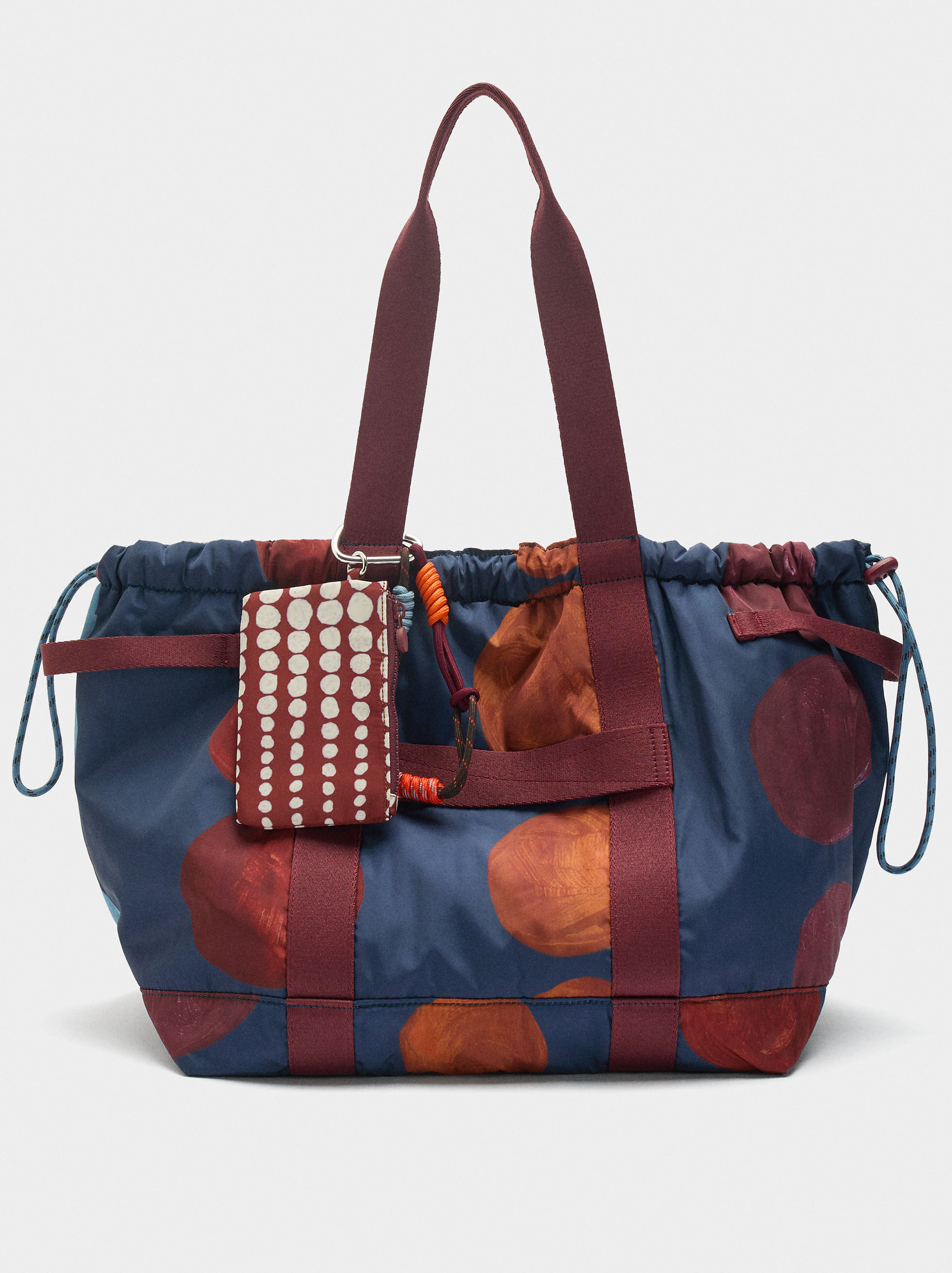 Mochila de fin de semana reversible de nailon