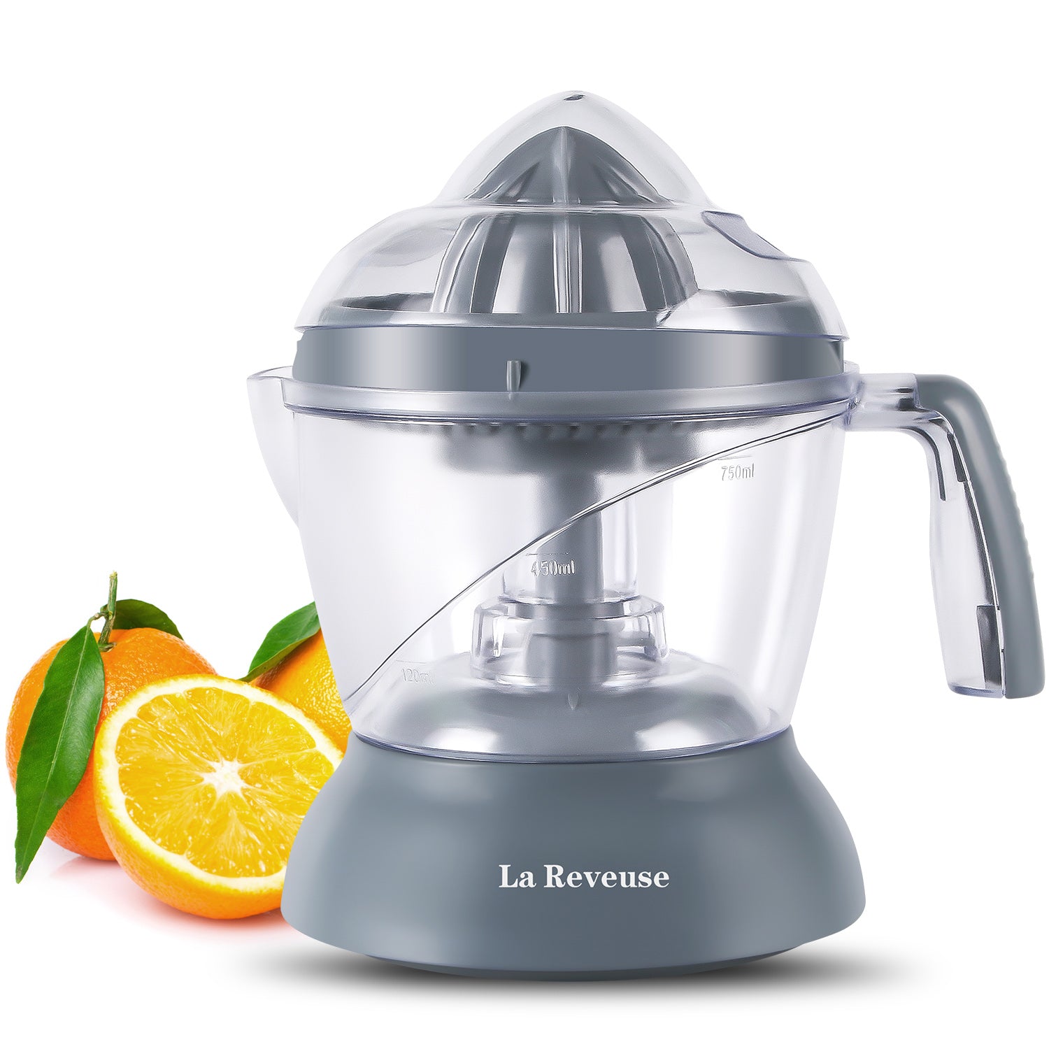 La Reveuse 25oz Citrus Juicer — Electric, Grey