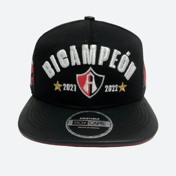 GORRA ATLAS FC BICAMPEON ELITE