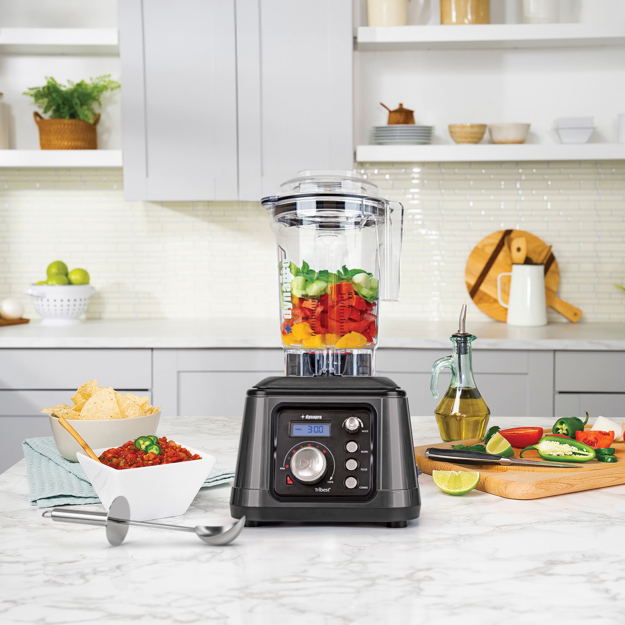 Dynapro Commercial High-Speed Blender — 2.5 Peak HP Motor